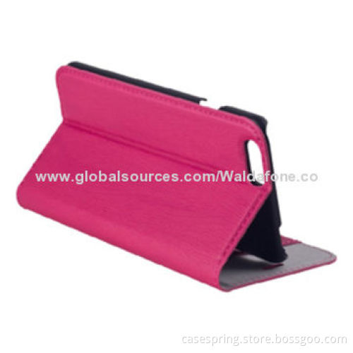 PU Leather Cases for iPhone 6 with Three Credit Card Wallets Style, Special Designs